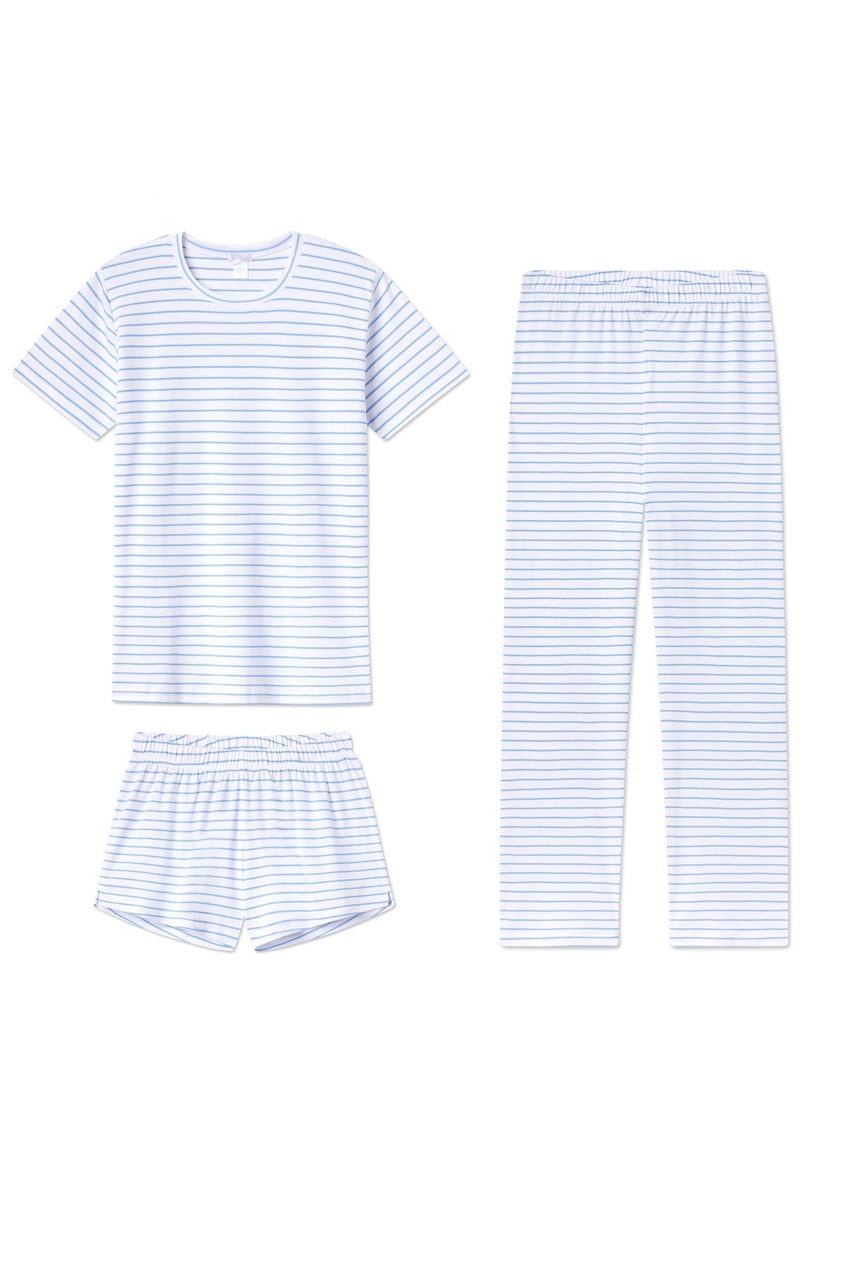 Pima Crew Bundle in Baltic Blue