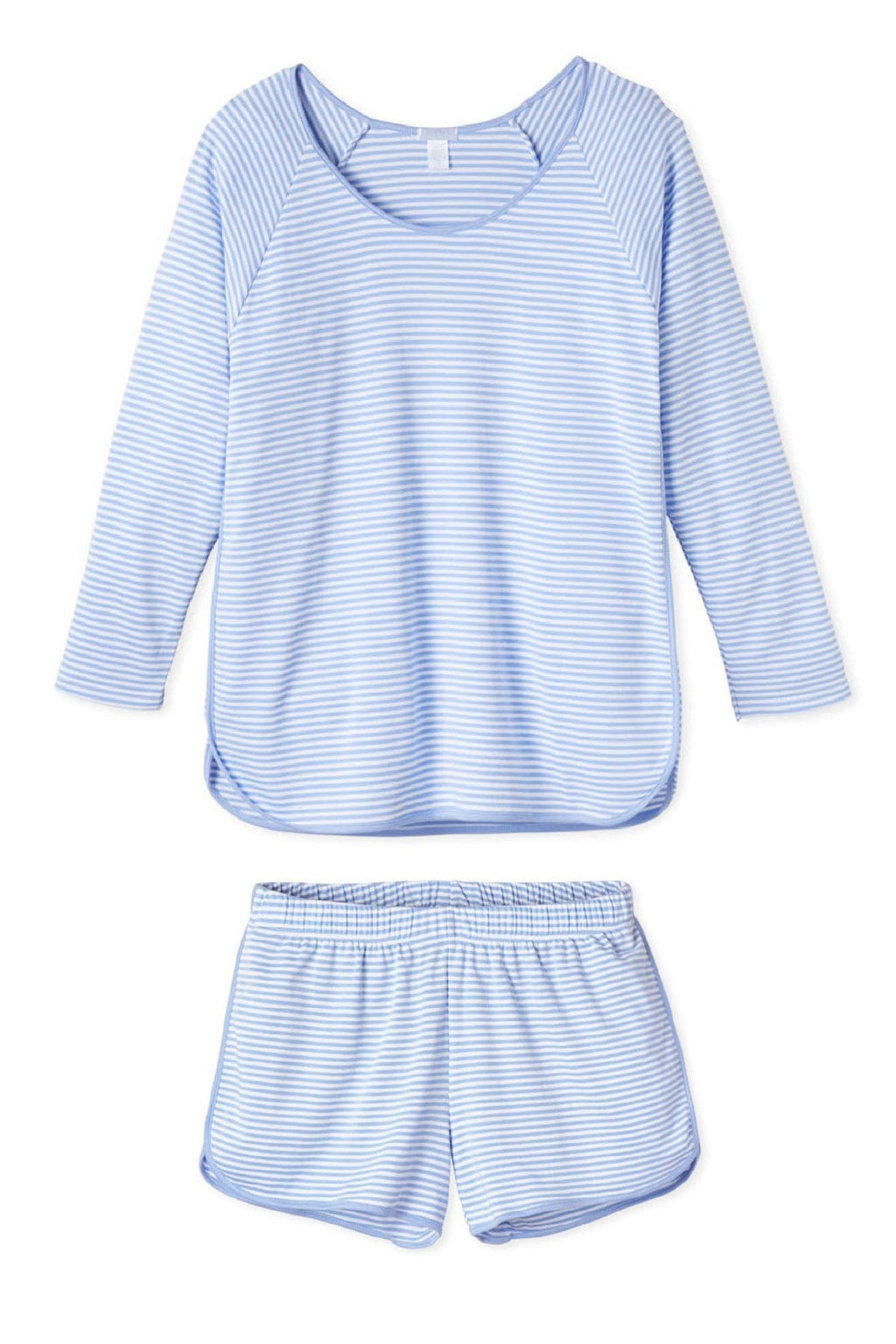 Pima Long-Short Set in Hydrangea