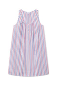 Poplin Frankie Nightgown in Lapis Confection Stripe