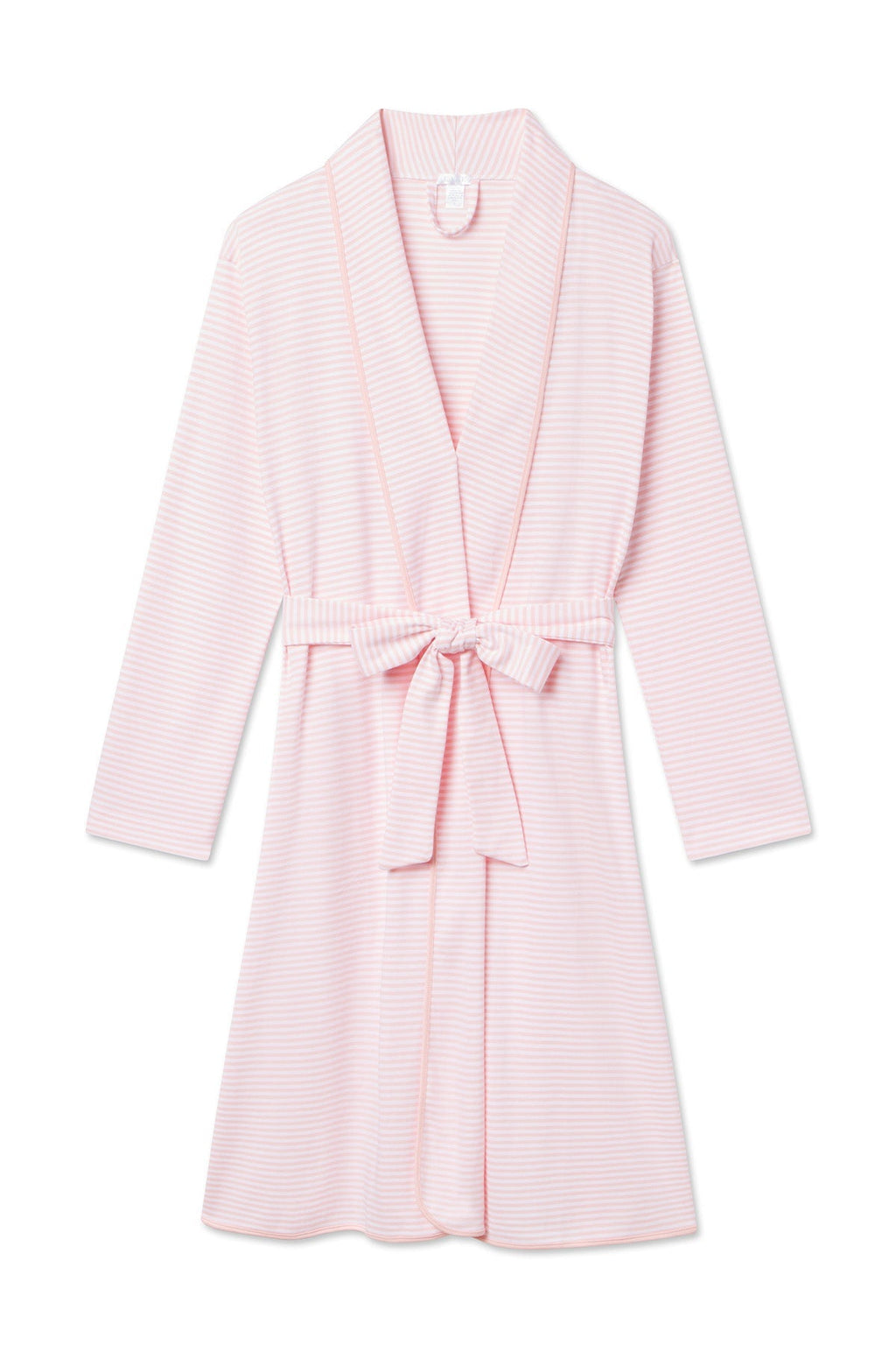 Pima Robe in English Rose Stripe