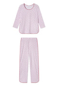 Pima Long-Long Set in Light Camellia Posy