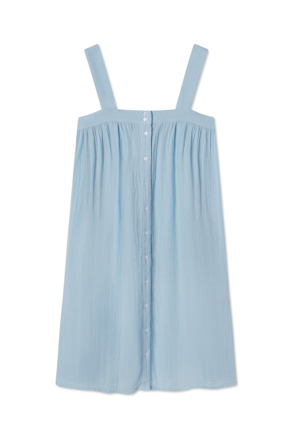 Hamptons Nightgown in French Blue Gauze