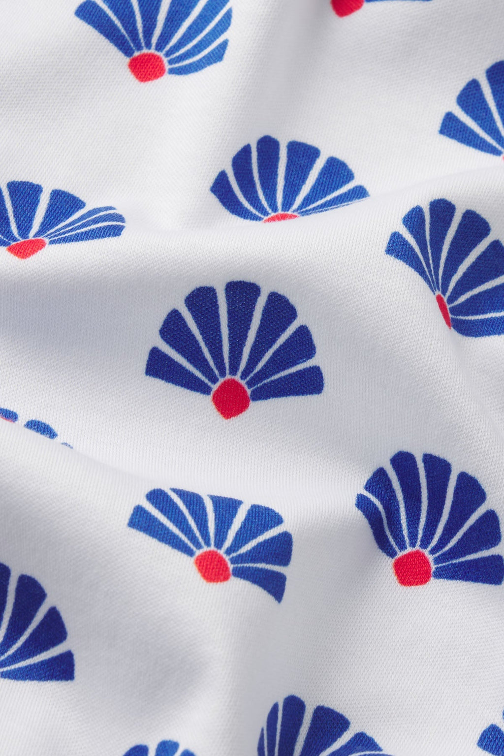 Pima Crew Shorts Set in Lapis Scallop Shell