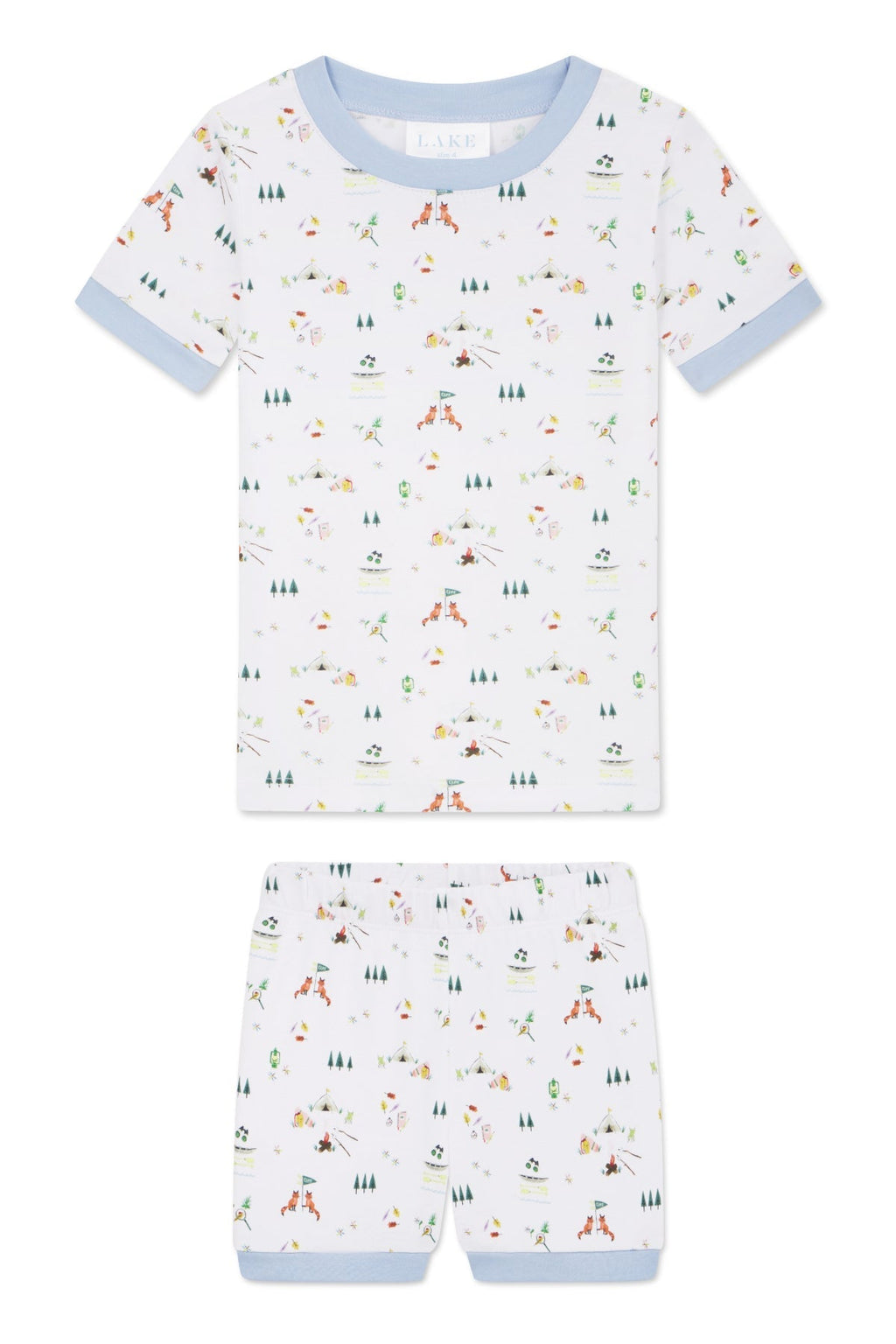 Kids Shorts Set in Camp LAKE