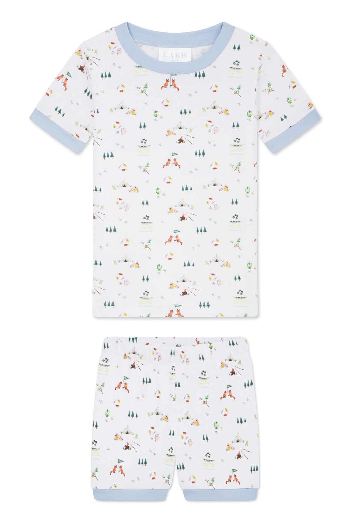 Kids Shorts Set in Camp LAKE