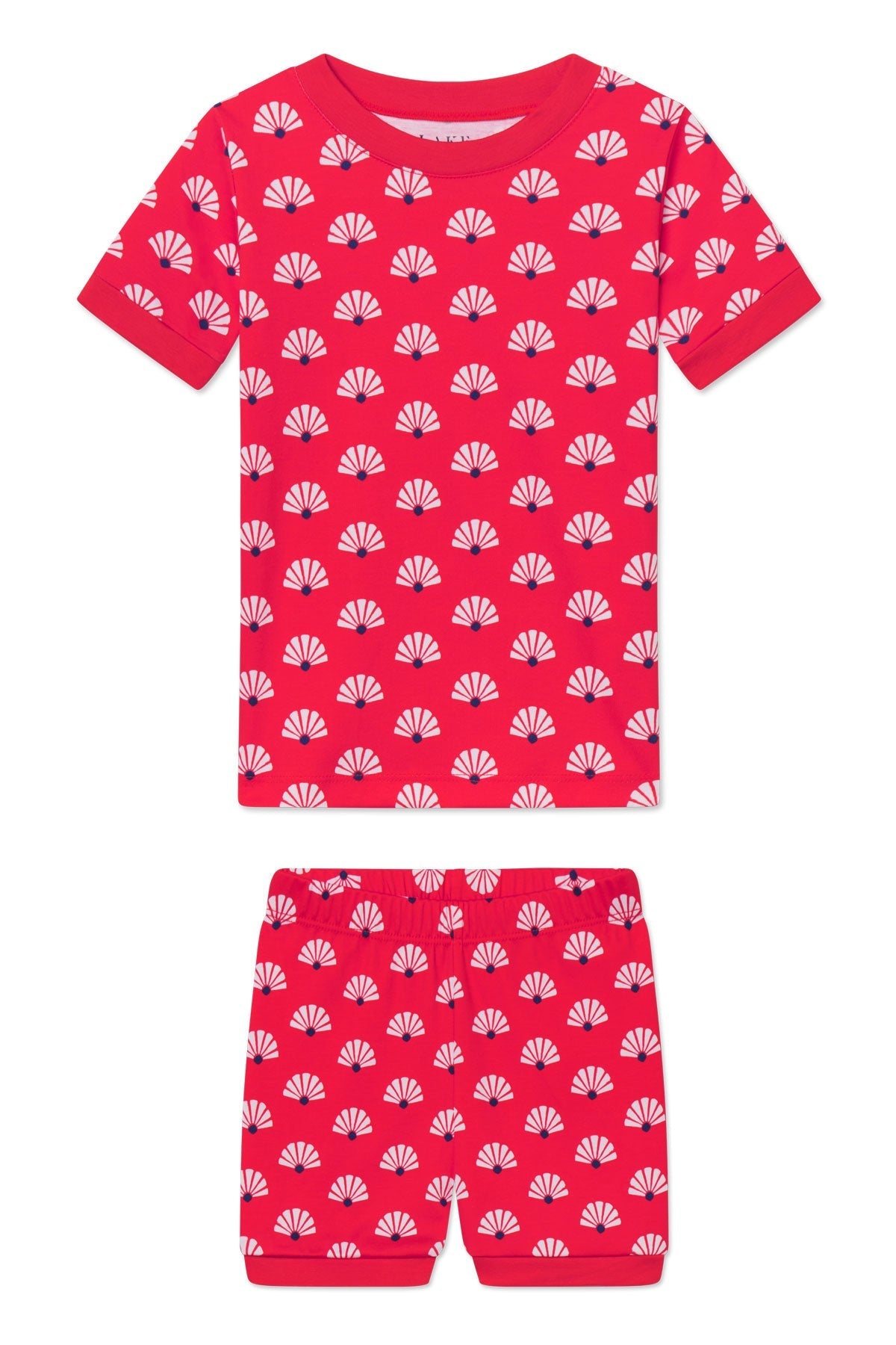 Kids Shorts Set in Tart Scallop Shell