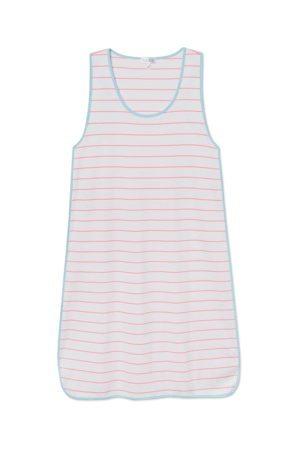 Pima Tank Gown in Gelato Boating Stripe