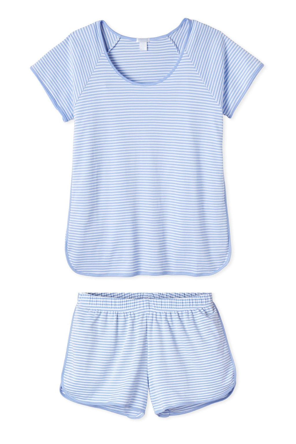 Pima Shorts Set in Hydrangea