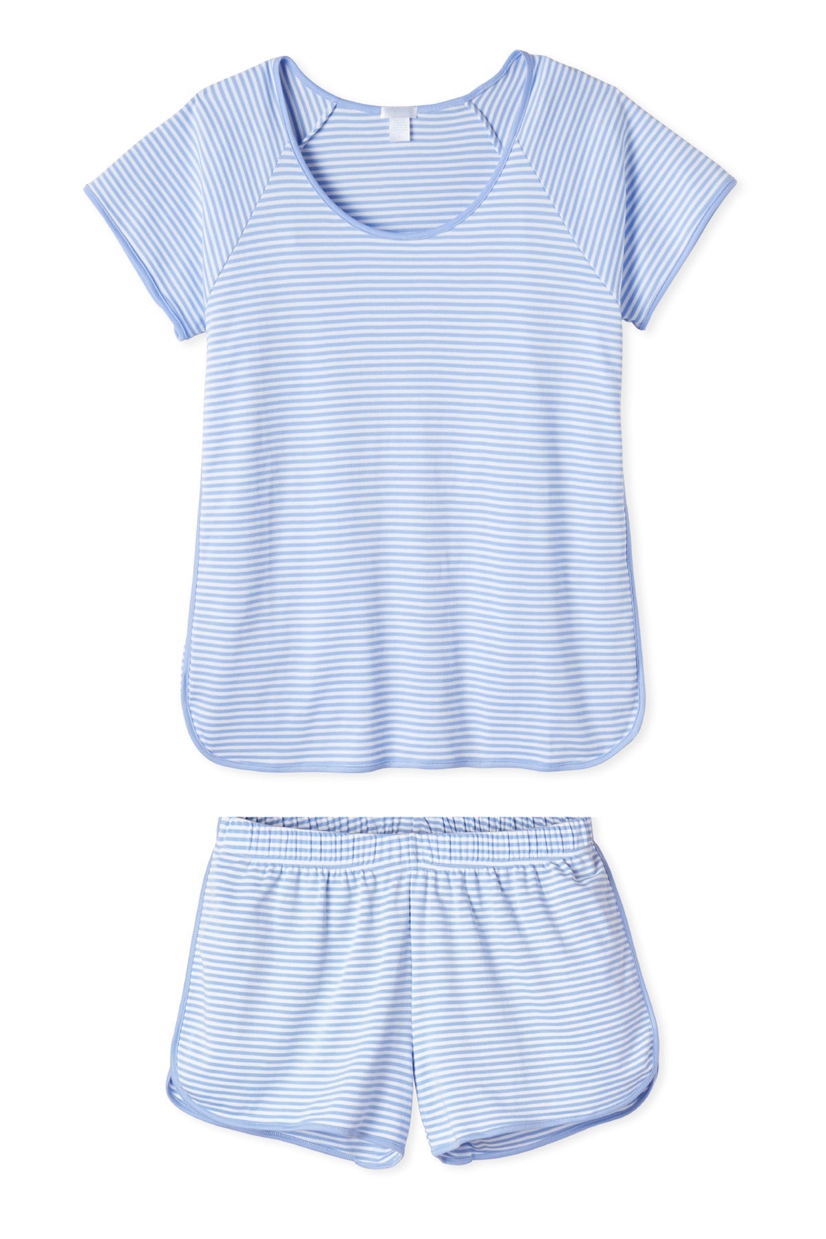Pima Shorts Set in Hydrangea