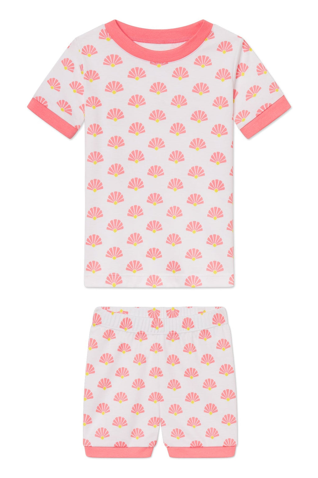 Kids Shorts Set in Gelato Scallop Shell