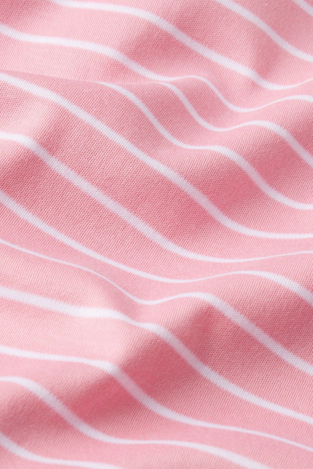 Pima Crew Wide Leg Pajama Set in Rosewater Rowing Stripe