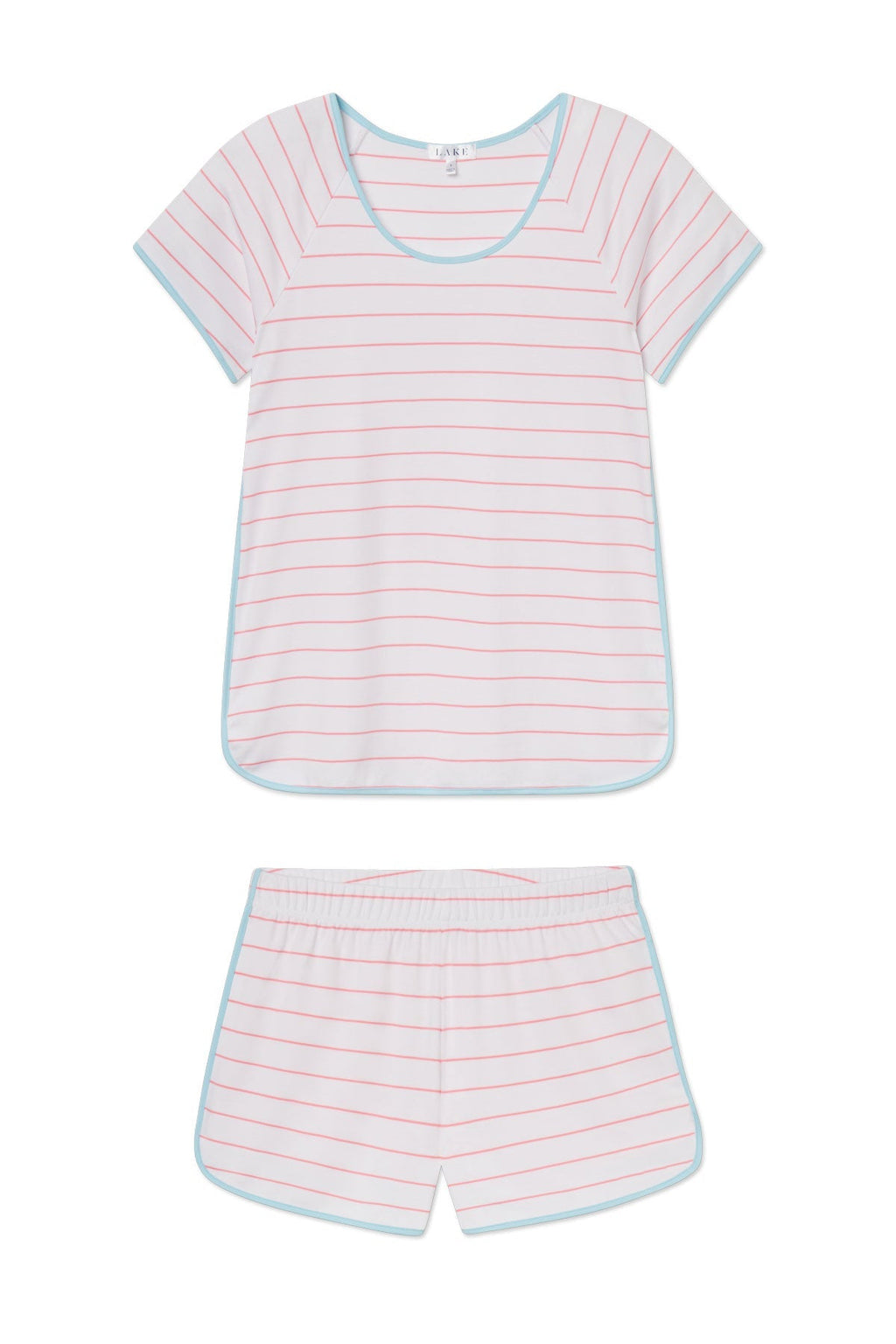 Pima Shorts Set in Gelato Boating Stripe