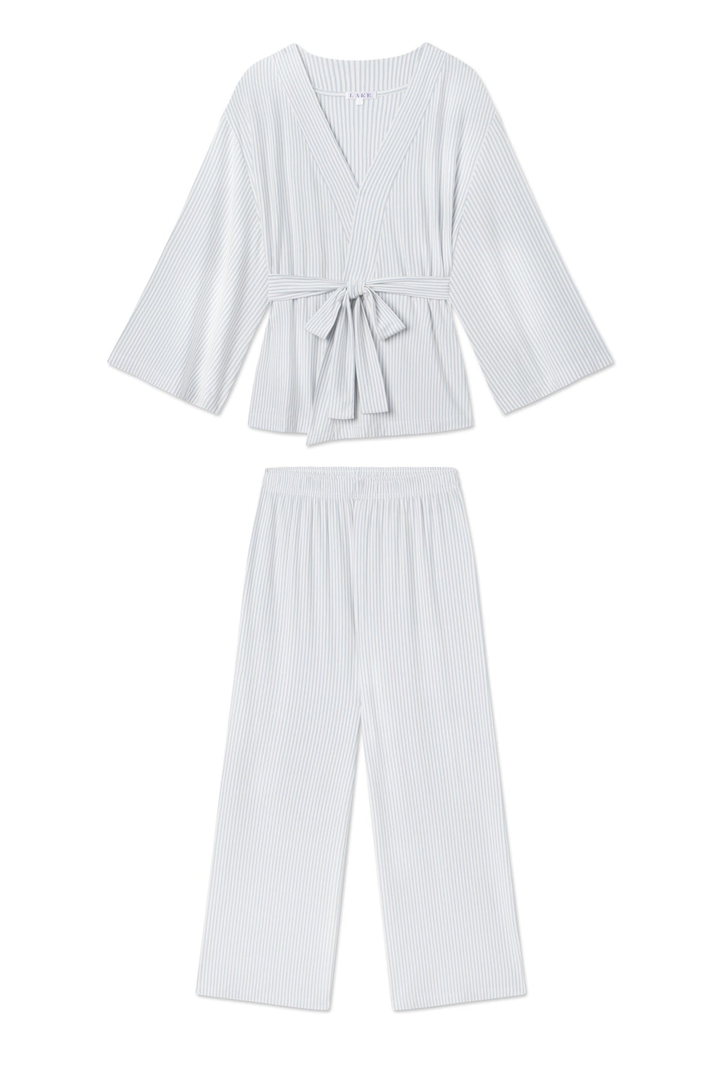 DreamModal® Kimono Pajama Set in Fog