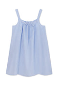 Alice Nightgown in Blue Seersucker