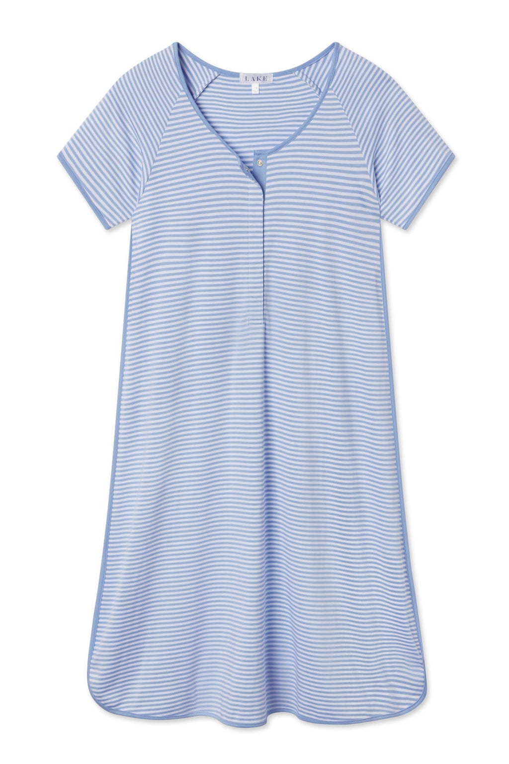 Pima Maternity Nightgown in Hydrangea