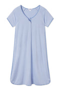 Pima Maternity Nightgown in Hydrangea