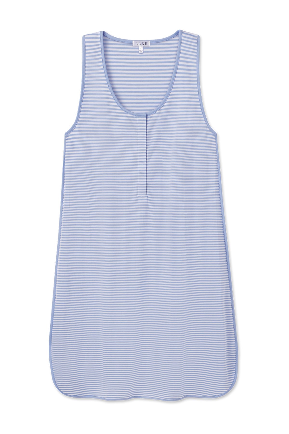 Pima Maternity Tank Gown in Hydrangea